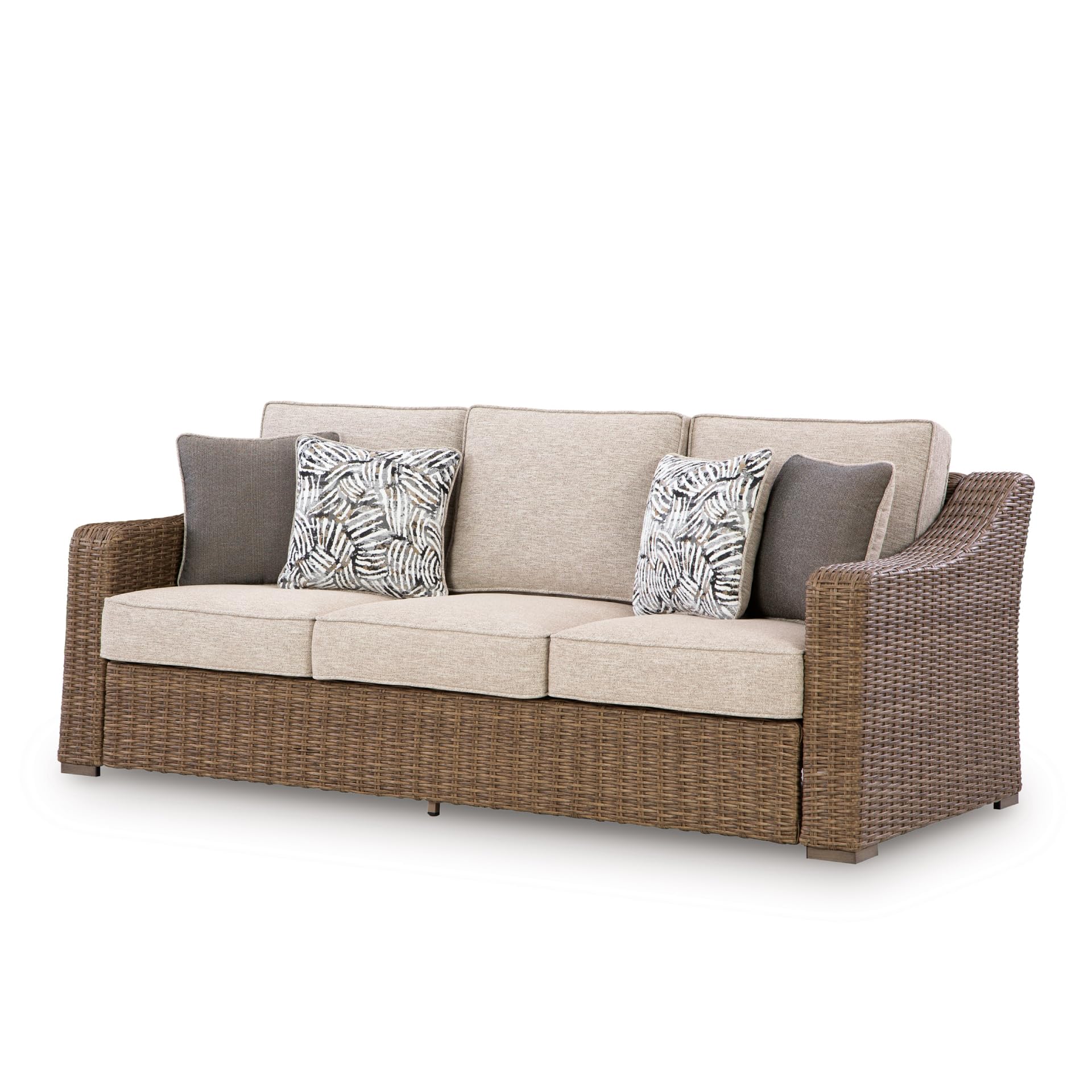 Ashley Carmel Bay Wicker Couch