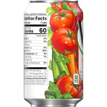 V8 100% Vegetable Juice, Spicy Hot, 11.5 Ounce (Packaging May Vary)