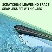 Vista 3 de Plumillas de limpiaparabrisas para repuesto de piezas originales del equipo, para uso todo el año, 20 pulgadas + 18 pulgadas (2 unidades)