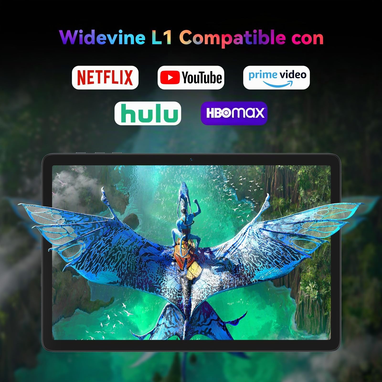 2026 Tablet 10 Pulgadas Android 16, 24GB RAM + 256+2TB TF, Gemini AI, Octa-Core, 5G WiFi 6, Widevine L1, GMS, GPS, BT 5.0, 5000mAh, 5+8MP, 3.5mm Audio, FHD Tablet con Teclado + Ratón + Funda