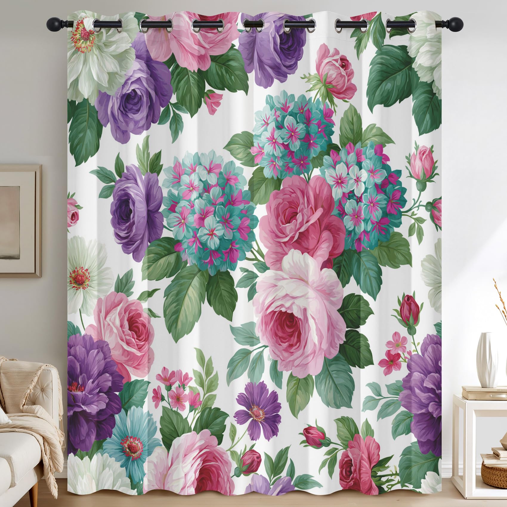 Générique Rideau Occultant Rose, 117x137 cm (LxH)