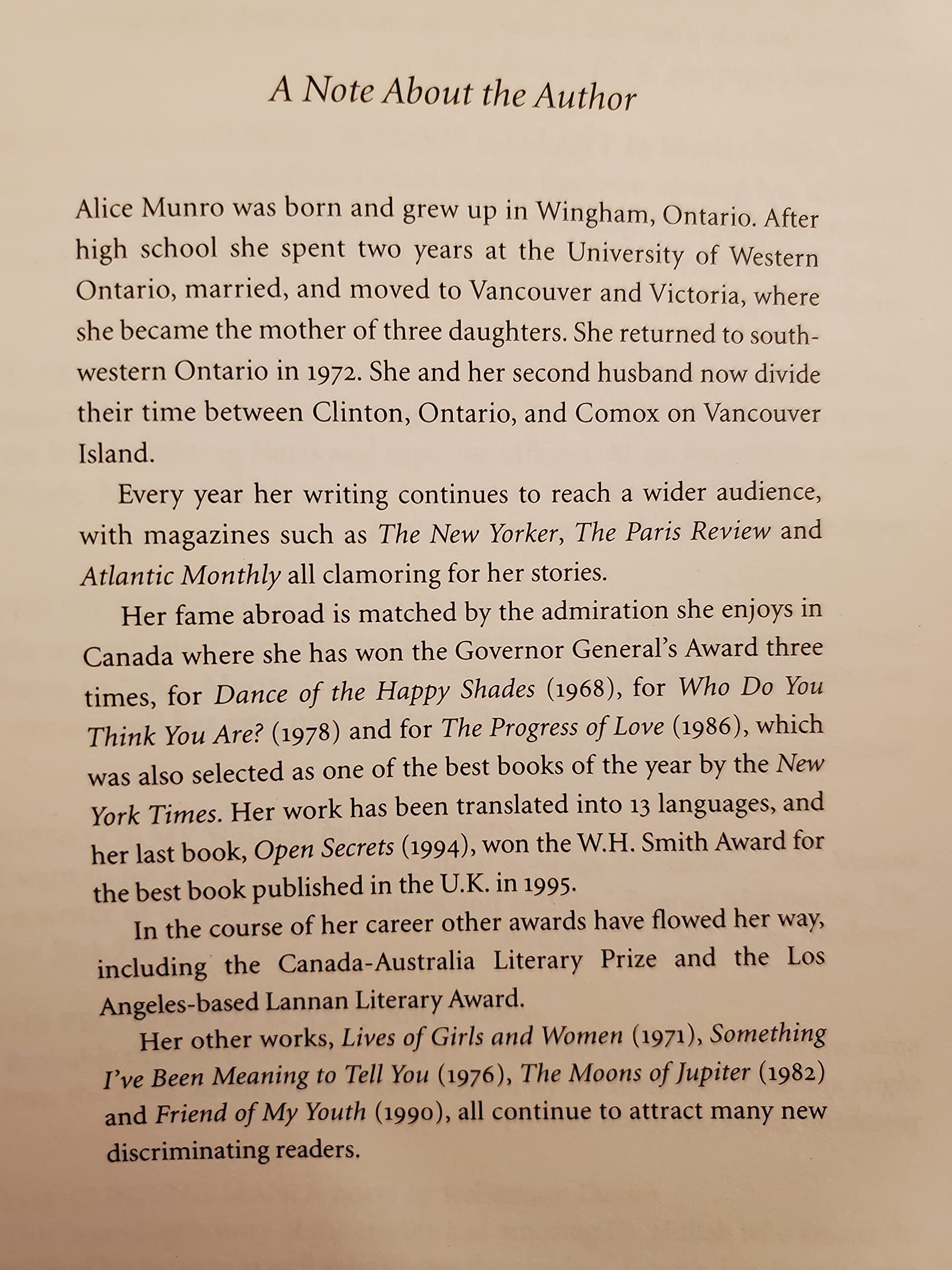 Selected Stories Munro, Alice - PT03