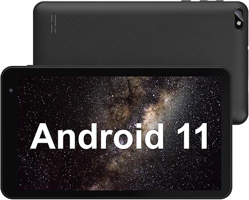 Tablet Android de 7 pulgadas, tableta Android 11, 2GB RAM 32GB ROM, procesador de cuatro núcleos, cámara dual, WiFi, Bluetooth, expansión de 128 GB,