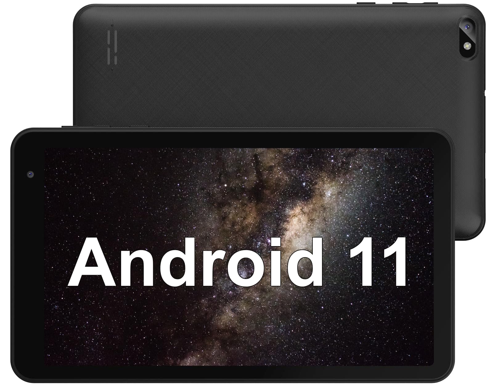 RliyOliy 7 inch Android Tablet, Android 11 Tablet, 2GB RAM 32GB ROM, Quad-Core Processor, Dual Camera, WiFi, Bluetooth, 128GB Expand, GMS Certified, Black