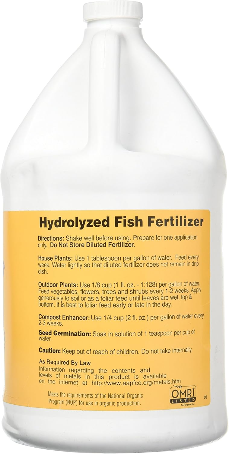 Hydrolyzed Fish Fertilizer 2-4-1 Net Wt. 9lb