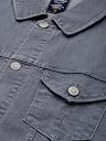 Urbano Fashion Men's Light Grey Regular Fit Washed Sleeveless Denim Jacket (jakt-denimslvless-lgrey-s) gallery image