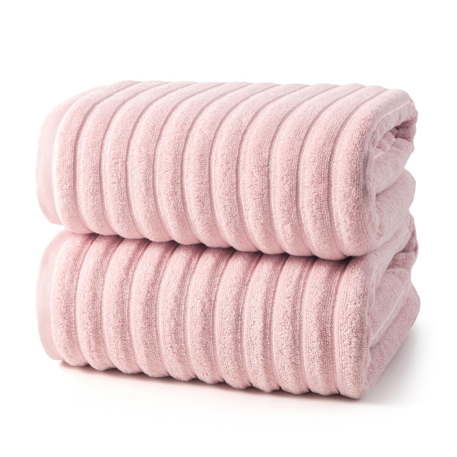 REDKISS 2Pack Large Bath Towels 31 63 inches 100 Cotton Super Soft and Absorbent Quick-Dry Towels Perfect for
