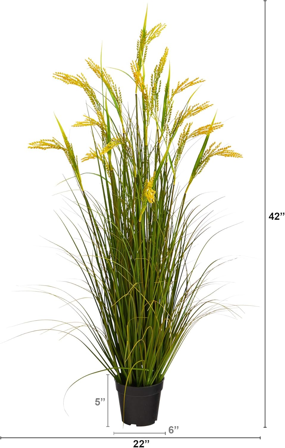Nearly Natural 3.5ft. Wheat Grain Artificial Plant