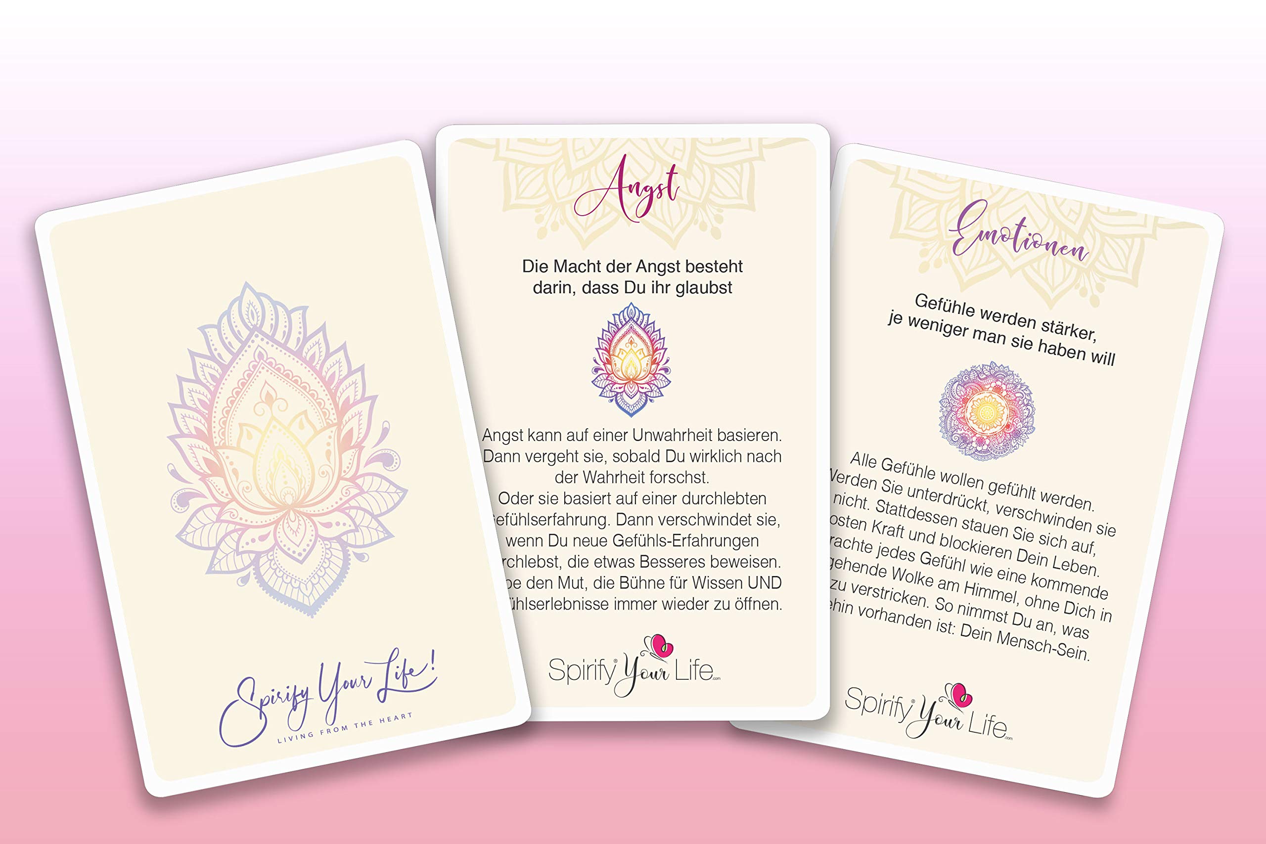 Therapiekarten-Set aus 3 x 52 Karten mit Anleitung: Das Komplett-Kartensystem für Selbstfindung, Coaching, Begleitung, Therapie. (SpiriCards: Die ... von Ruediger Schache & Nicole D. Engelhardt)