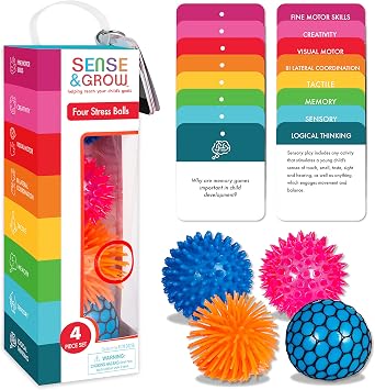 كن مدهشًا في لعب Sense & Grow 4 Stress Relief Balls