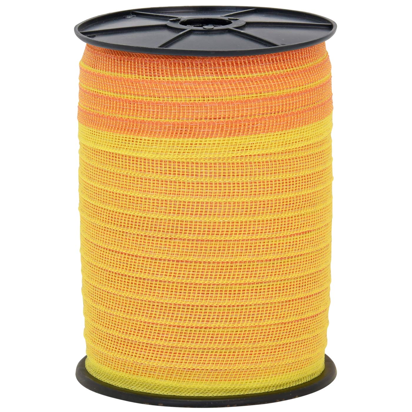 VOSS.farming 10 pz. Nastro per recinzone elettrica, Lunghezza 200 m, Larghezza 20 mm,Acciaio Inox 5 x 0,16, Colore Arancione/Giallo