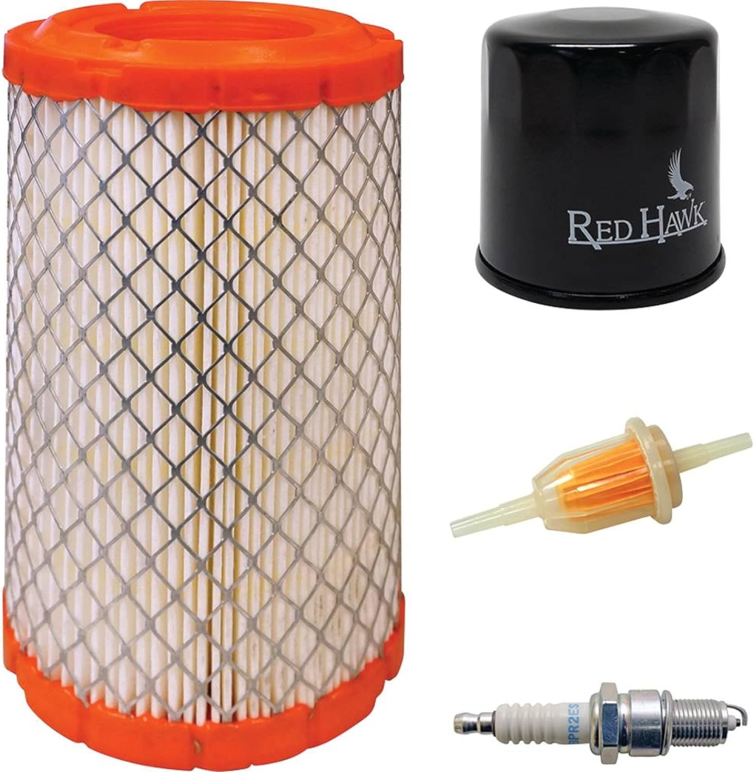 Red Hawk FIL-1007 Tune-Up Kit Compatible with/Replacement for E-Z-GO RXV and TXT with Kawasaki Engine 611879