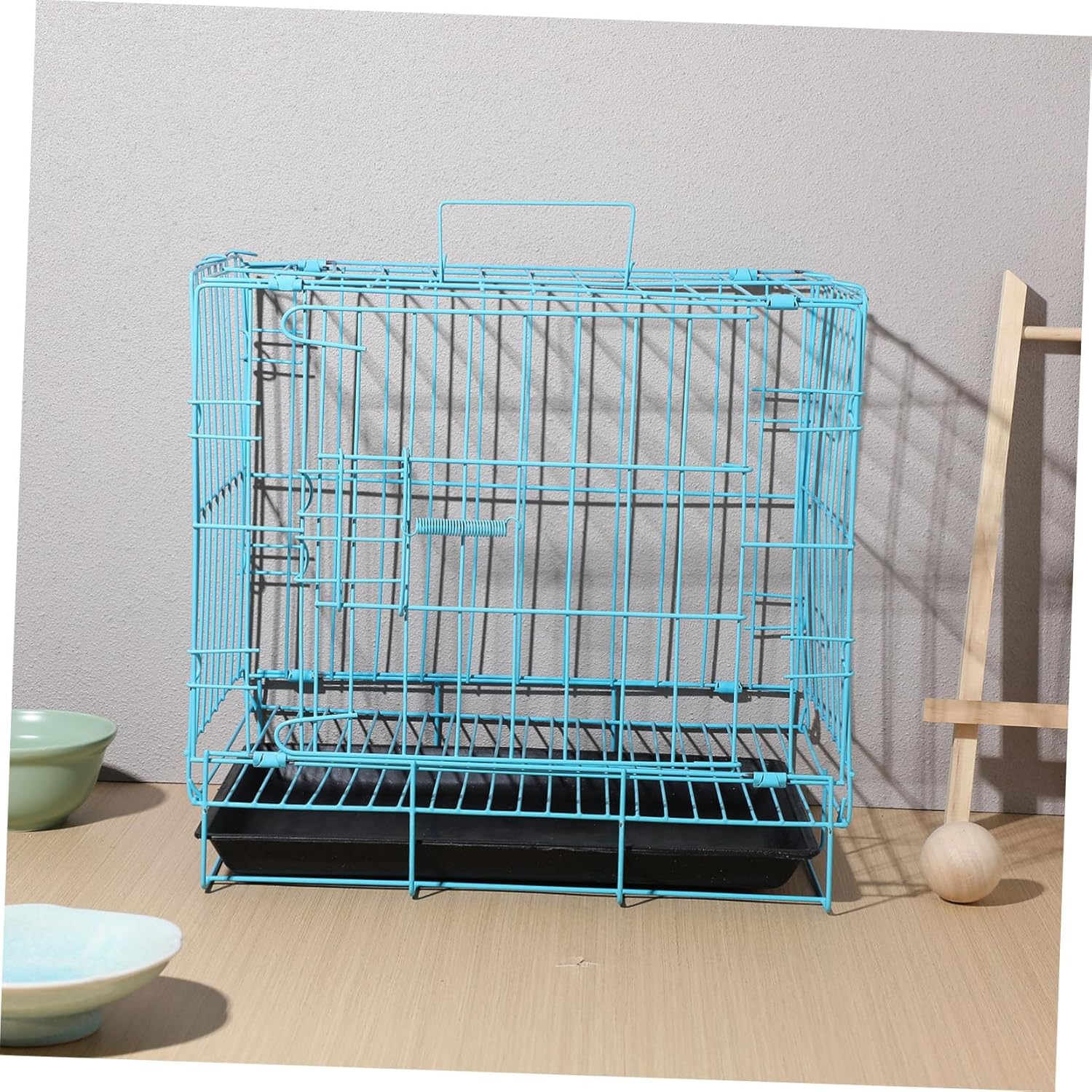 BESPORTBLE Pet Cage House Folding Dog Crate Steel Dog Indoor Rabbit Cage Safe Comfortable