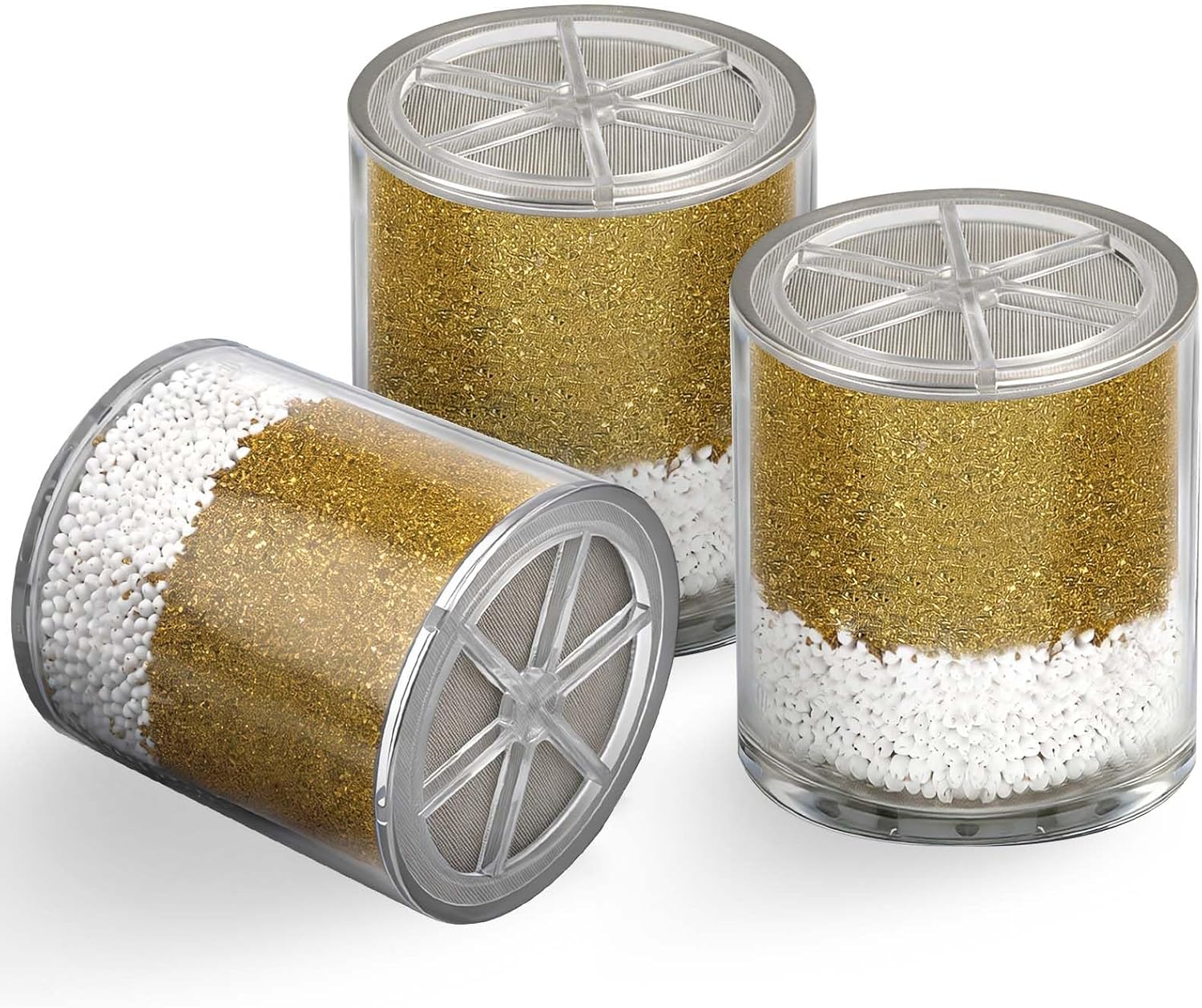 Replacement Filter Cartridge for HammerHead Showers with KDF Media, Reduces Chlorine, Heavy Metals for Better Showering (3 Packs)