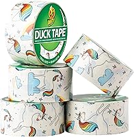 Vista 14 de Duck Brand Cinta adhesiva con estampado de pato, 6 rollos, veteado de madera (283051_C)