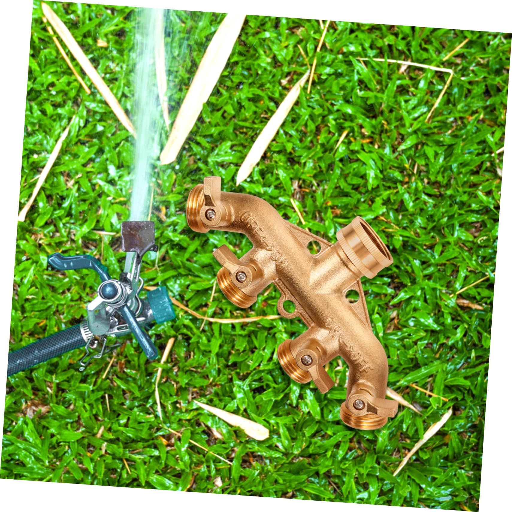 Divisore Regolabile per Tubo da Giardino Connettore per Tubo da Casa Divisore per Rubinetto Vie Raccordi Regolabili Connettore Rapido Regolabile