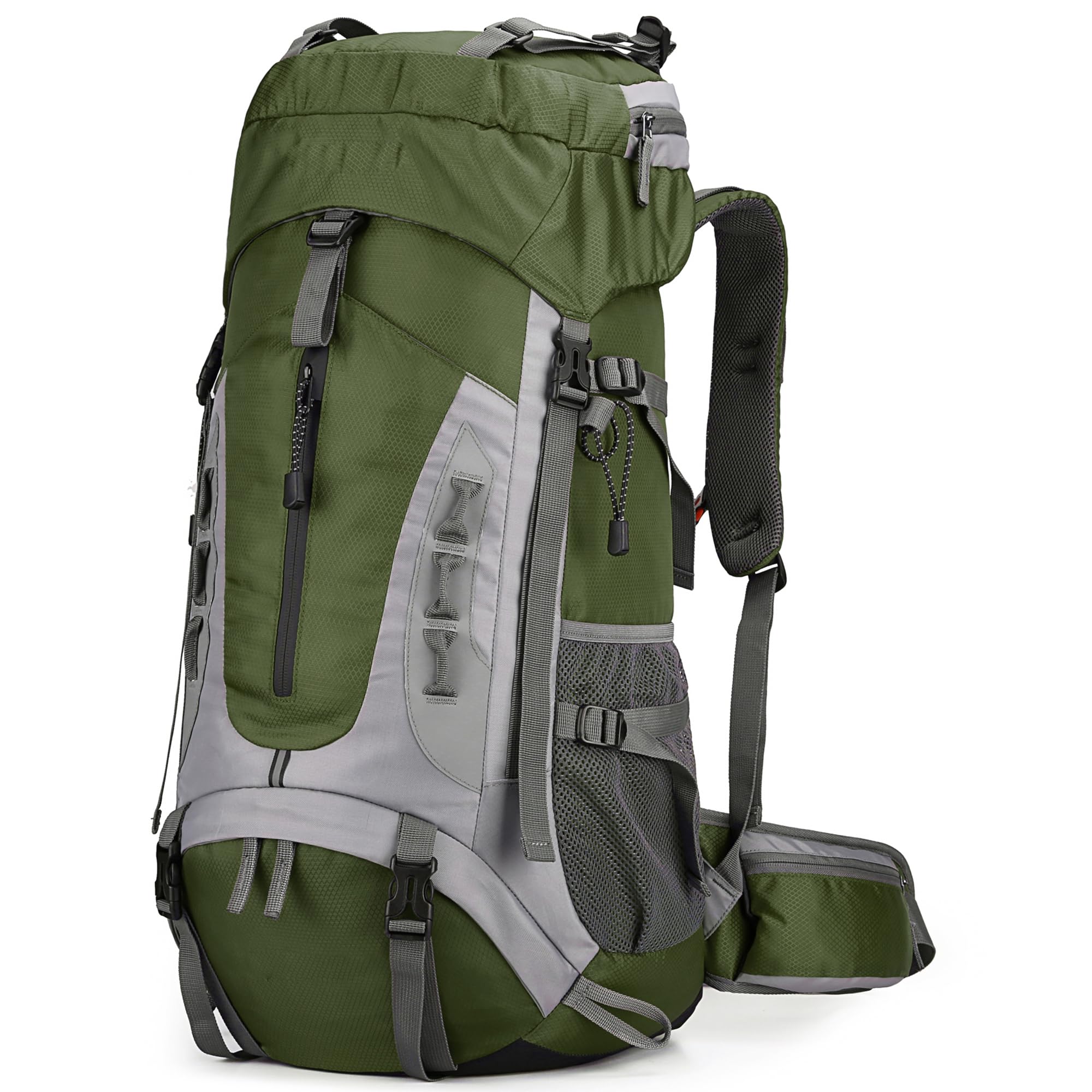 W WINTMING 60L Hiking Backpack with Rain Cover Waterproof Camping Backpack with Shoes Warehouse for Backpacking Treeking Climbing : Sports & Outdoors