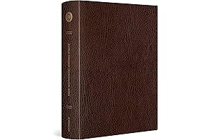 ESV Single Column Journaling Bible, Large Print, Mocha Hardcover