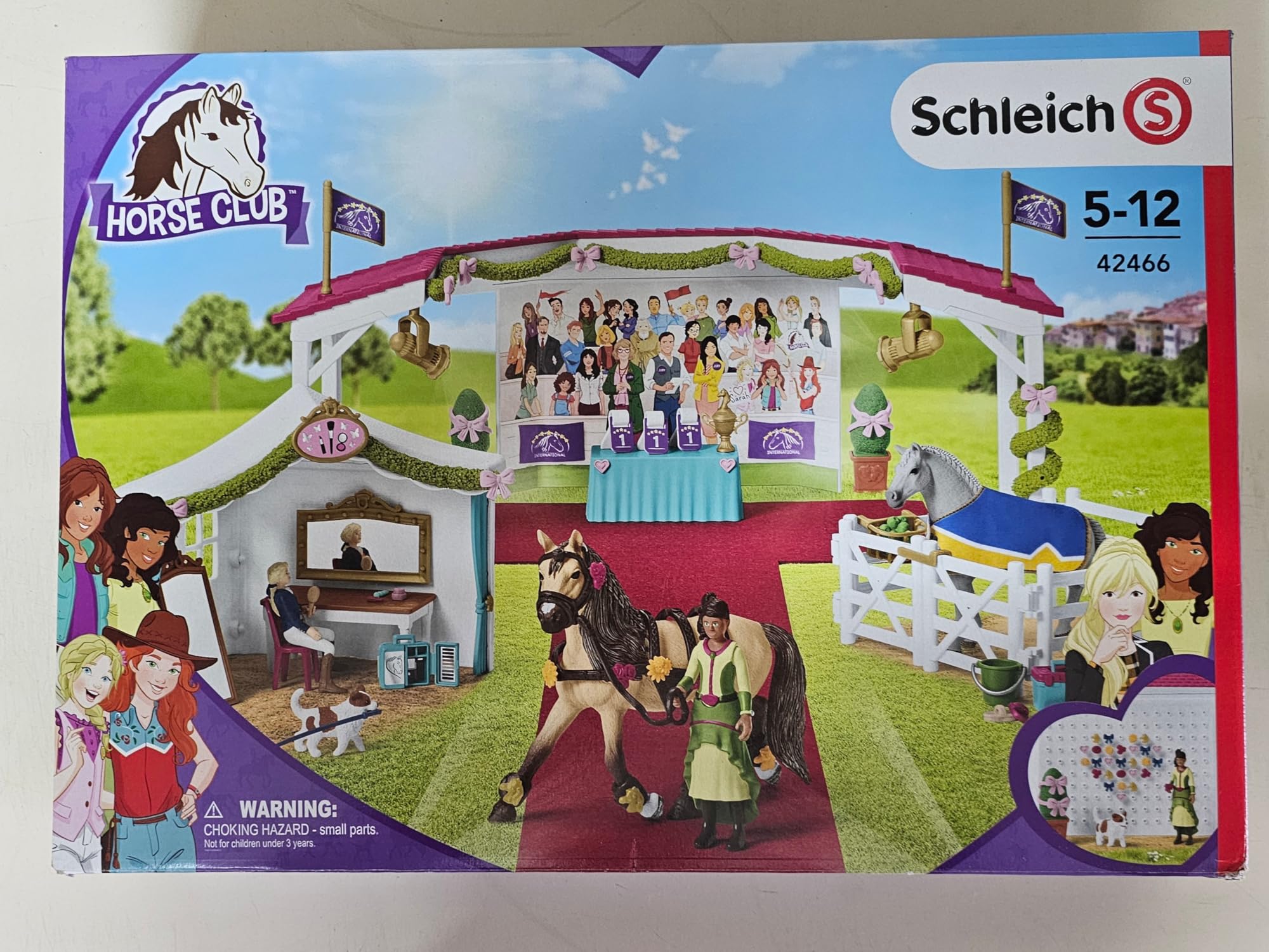 SCHLEICH Horse Club Spielset - Große Pferdeshow , Spielzeug ab 5 Jahren
