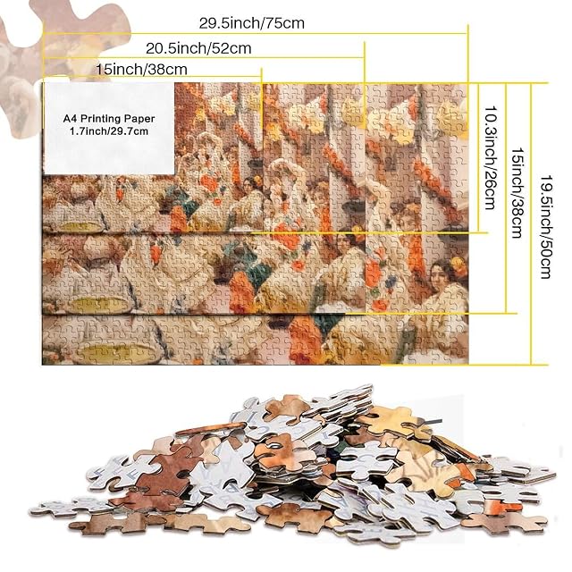 Foto 5 de 8 de Joaquín Sorolla Y Bastida Puzzle 1000 pcs, Cuadros Famosos del Mundo Rompecabezas Imposible