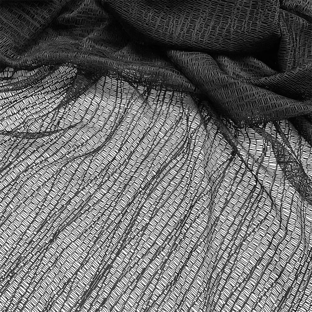 Elastyczna tkanina siatkowa, Koronkowa tkanina Wielokolorowa ażurowa dekoracja weselna Błyszcząca miękka siatkowa 2 rozmiary(Stripe,90cmx150cm)