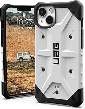 URBAN ARMOR GEAR UAG Designed for iPhone 13 Case White Rugged Lightweight Slim Shockproof Pathfinder Protective Cover, [6.1 inch Screen]