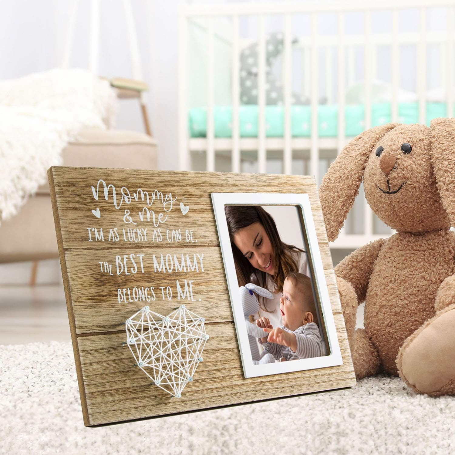 VILIGHT Mommy and Me Picture Frame - New Mom and First Time Mom Gifts for Women - 4x6 Photo - Image 4