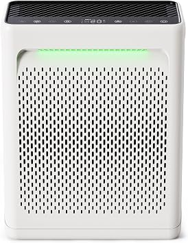 Air Purifier for Home Large Room, CADR 270 Powerful Bedroom Air Cleaner|Washable Pre-Filter, High Efficiency Filter Beige