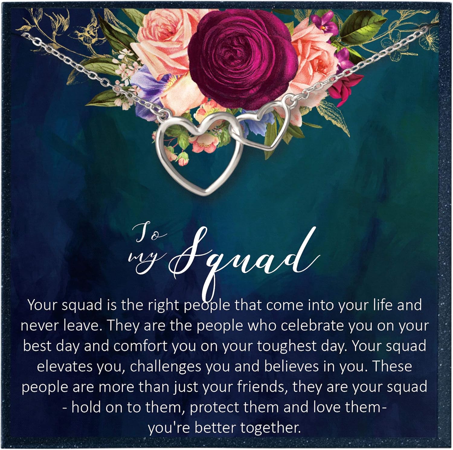 Squad Necklace Gifts for Bride Squad Gifts for Girl Squad Gifts for Squad Jewelry Gifts