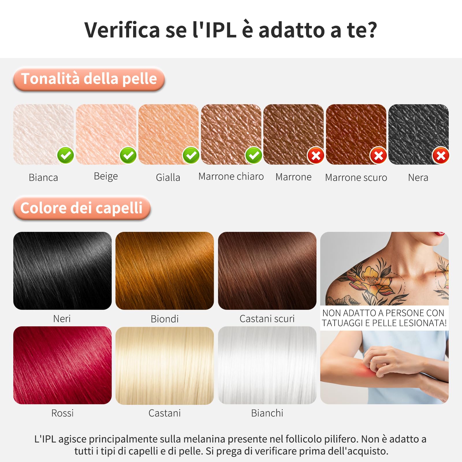 NIKYJM Epilatore Luce Pulsata con 6.8 cm² Grande Calibro, 600-1200nm Lunghezza D'onda, 3 in 1 HR/SC/RA, 9 Livelli di Energia, Epilatore a luce pulsata IPL (Oro rosa)