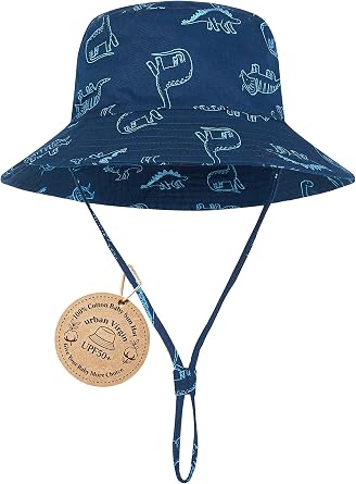 Baby Sun Hat UPF 50+ Toddler Bucket Summer Kids Beach Hats for Boys Girls