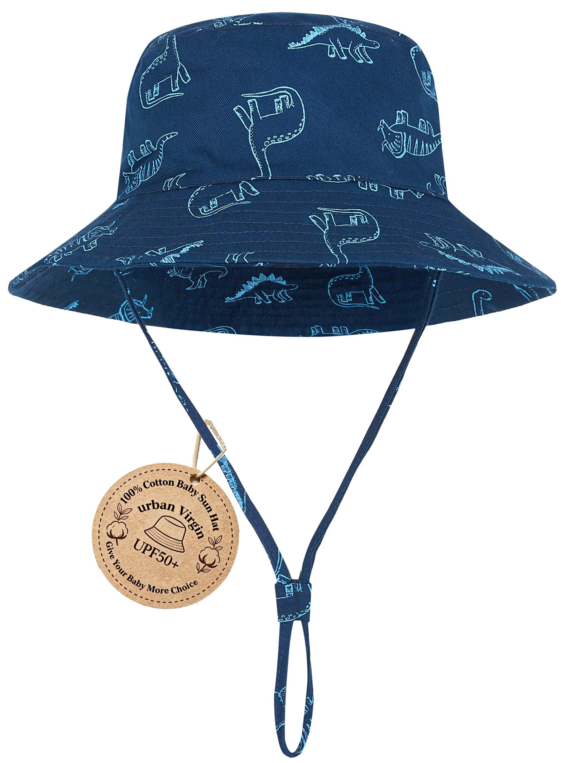 Urban Virgin Gorra de béisbol para niños pequeños, gorra de béisbol ajustable de dinosaurio, gorras de béisbol para niños y niños pequeños
