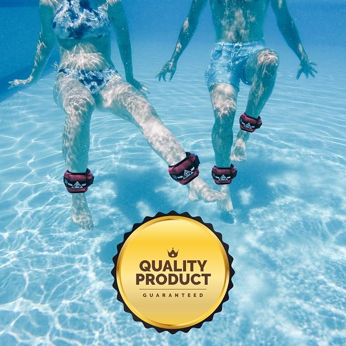 Water Gear Aqua Cuffs bandas ajustables para muñeca y tobillo miniatura 3