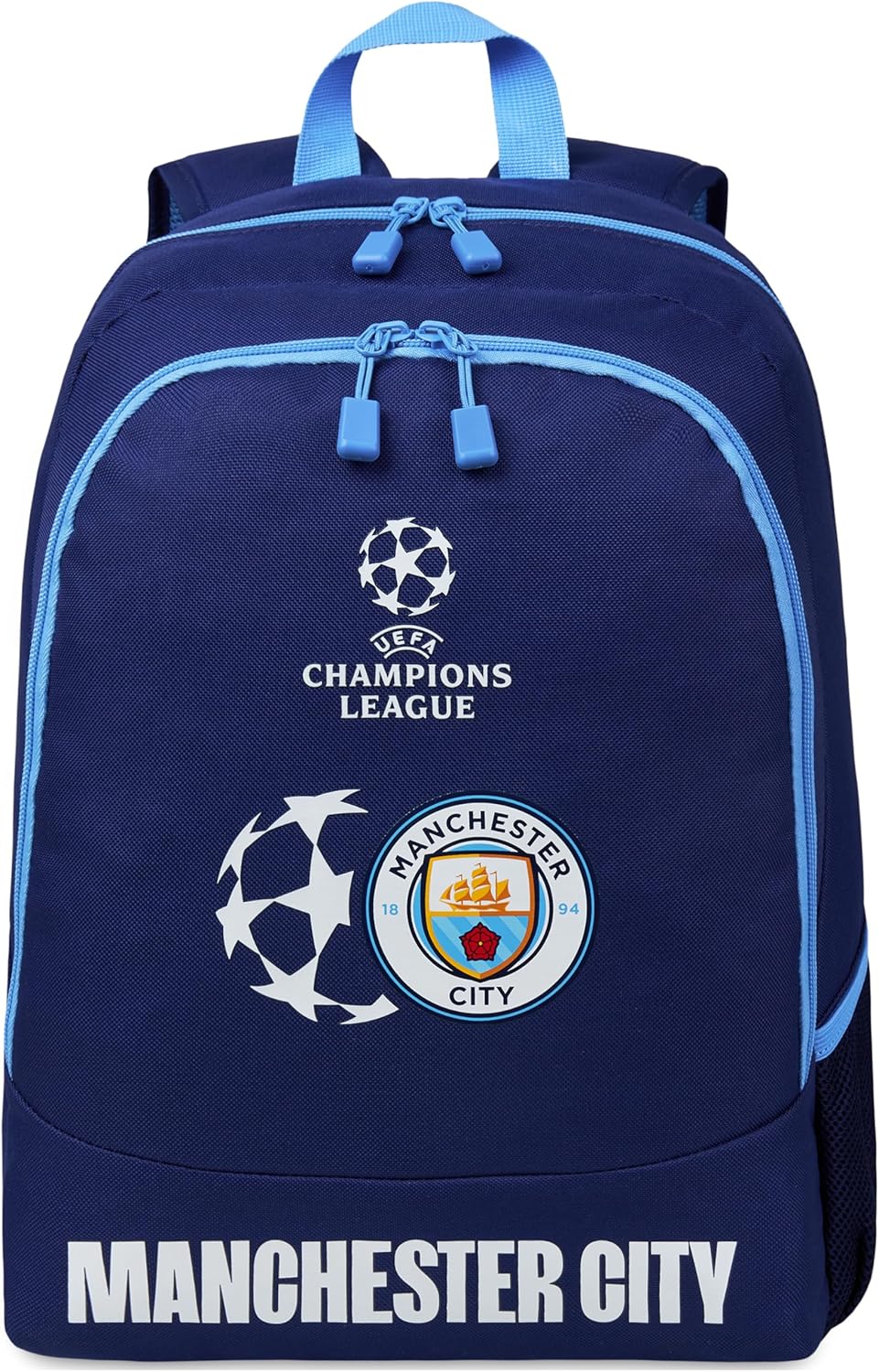 Zaino MANCHESTER CITY FC per uomo e ragazzo Zaino da lavoro Borsa da scuola per ragazzi Articoli ufficiali Sport Viaggi Fan Attrezzatura da calcio Regali per uomo