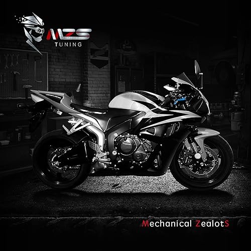 Miniatura 3 de MZS - Palancas de embraguefreno cortas ajustables pmoto, azul, CNC, compatibles con Z900 17-24  Z650 Z650RS EX650 ER6F 17-25  Vulcan S 650 15-25