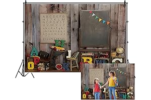 Renaiss 7x5ft Welcome Back to School Theme Backdrop for Photography