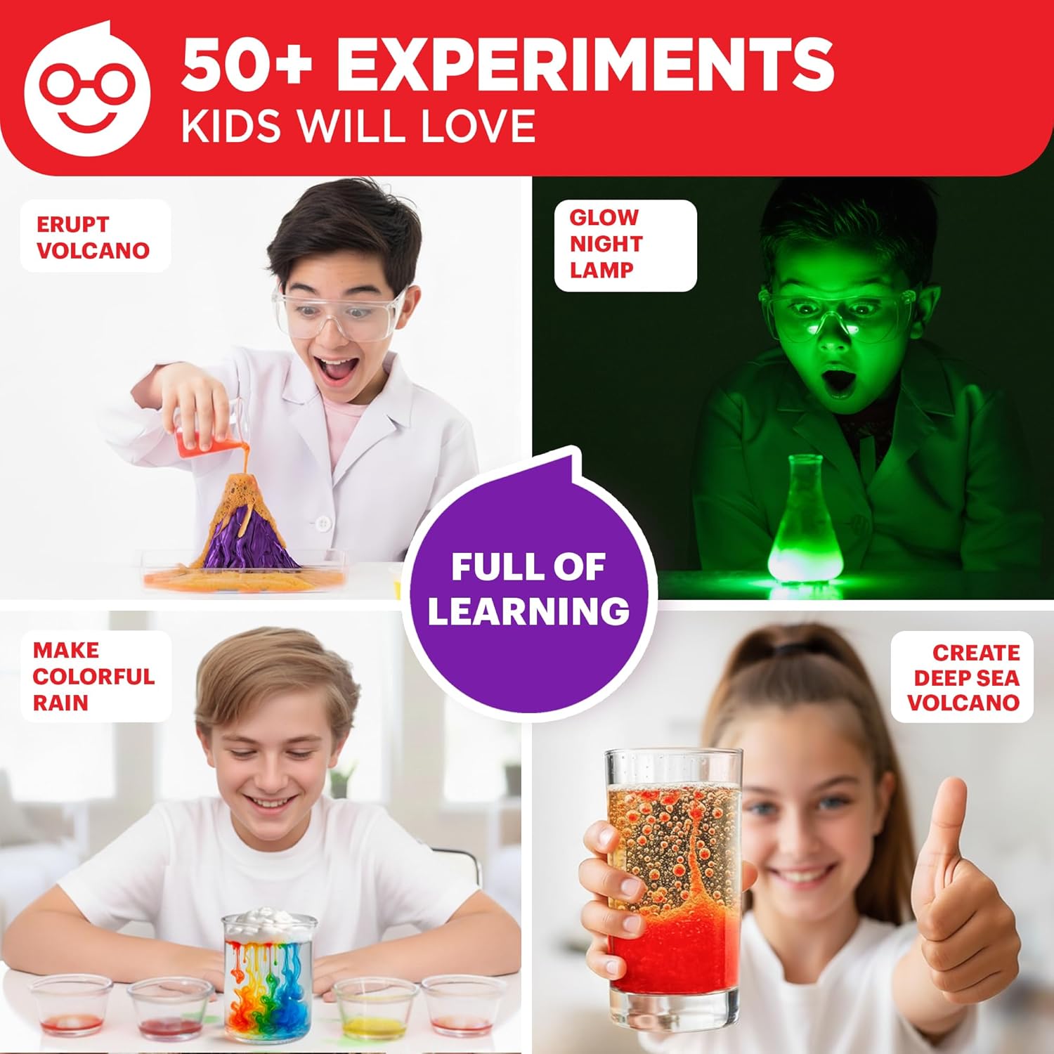 Doctor Jupiter Ultimate Science Kit, Chemistry Set for Kids Ages 8-10-12-14 | Birthday Gift Ideas for Boys & Girls 8,9,10+ Years Old | STEM Toy with 50+ Experiments | Learning & Educational Projects - Image 3