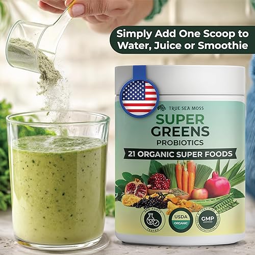 Miniatura 4 de TrueSeaMoss Wildcrafted - Gel de musgo marino irlandés y mezcla verde de musgo marino, nutritivo orgánico crudo rico en minerales, proteínas y