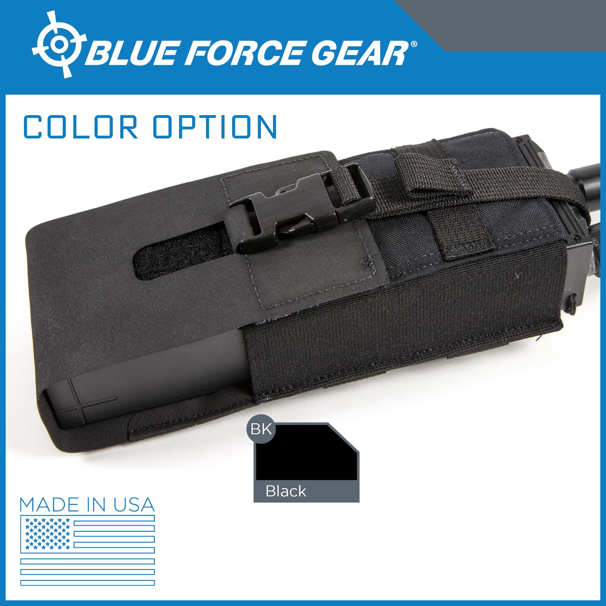 Amazon.co.jp: Blue Force Gear マルチラジオポーチ - ブラック
