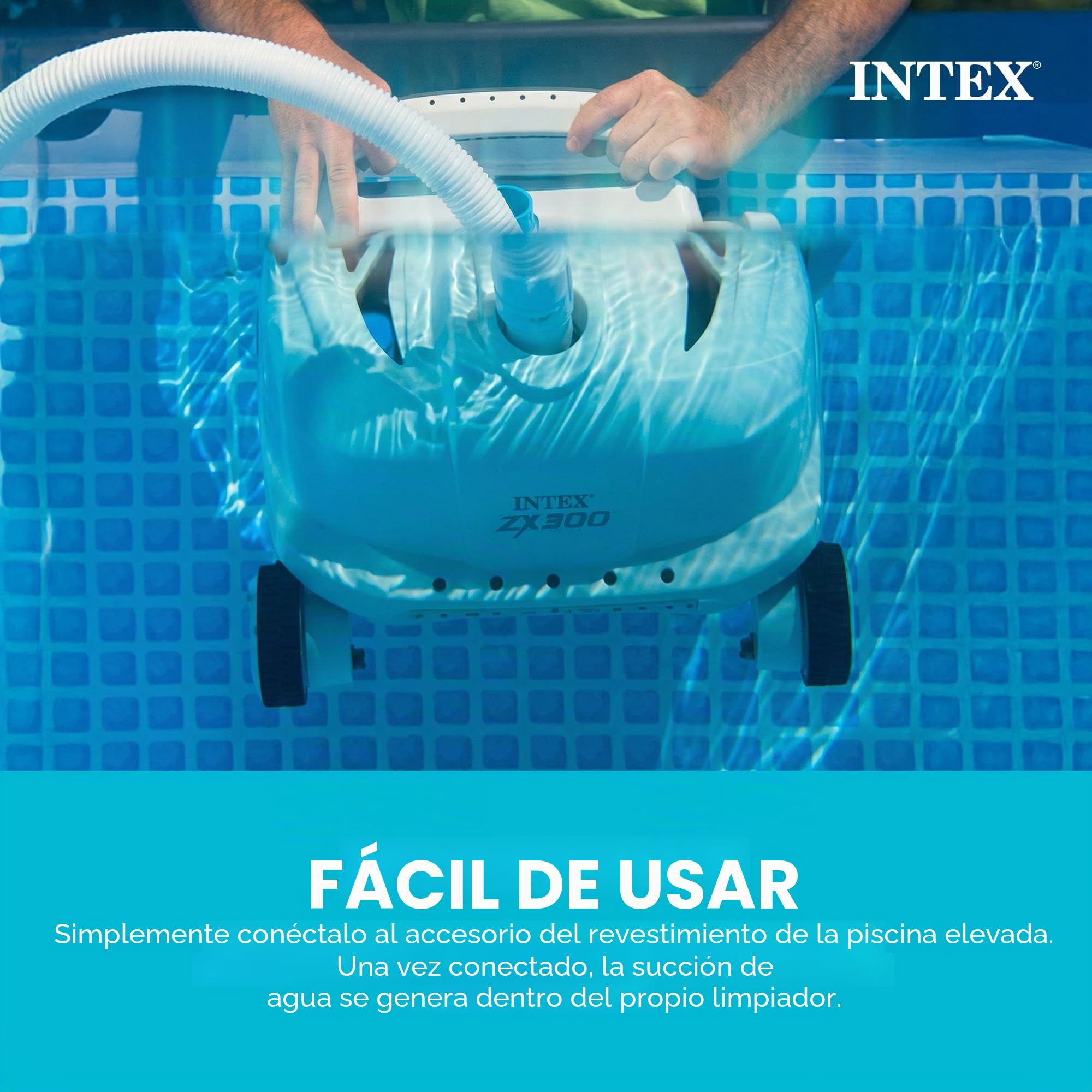 Intex 28005E ZX300 Deluxe - Limpiador automático de Piscinas