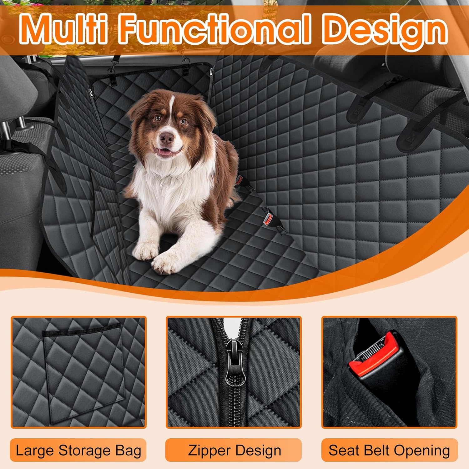 Rev Up Your Rides: The Ultimate Waterproof Dog Car Seat Cover Review!