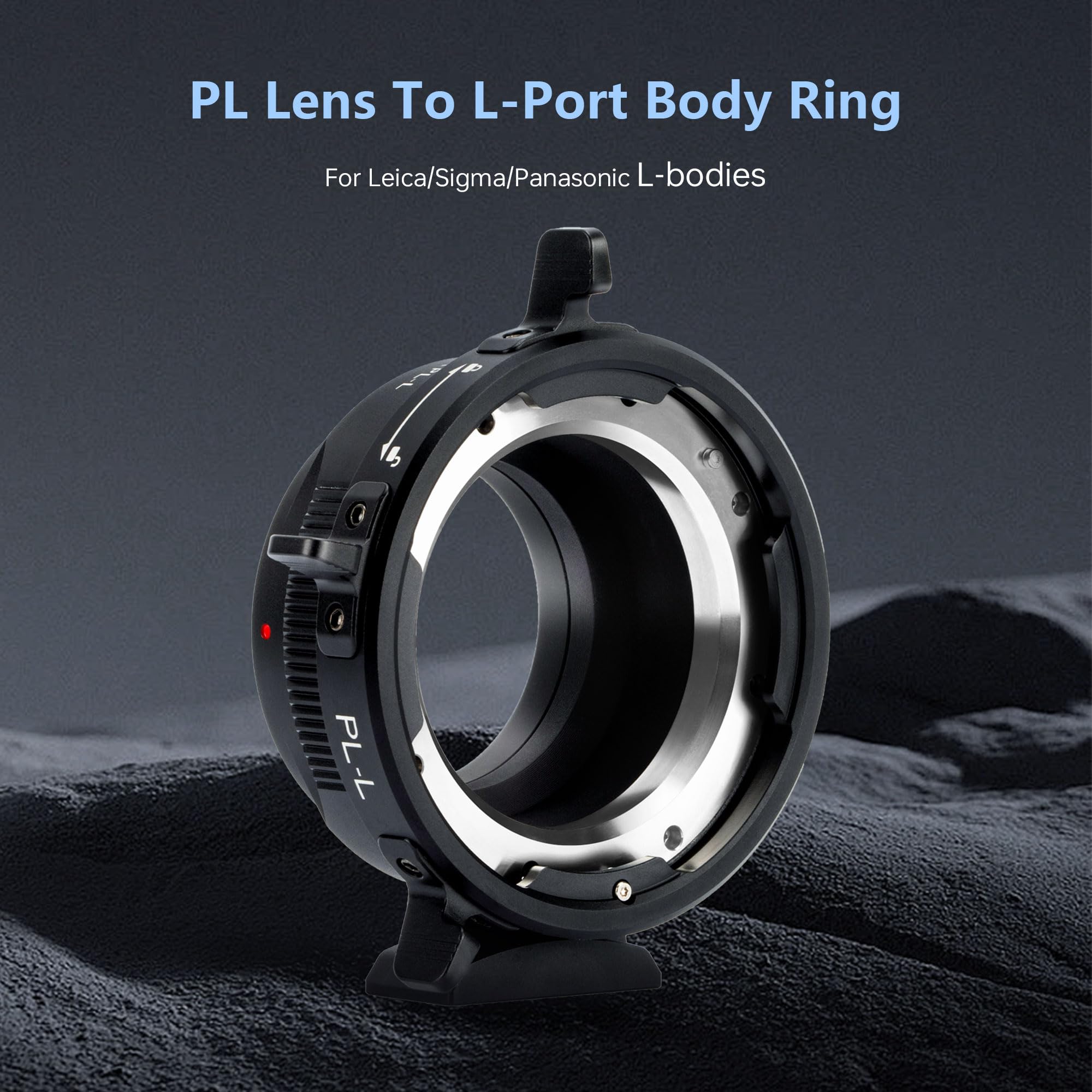 VILTROX Adapter obiektywu PL-L, pierścień konwertera obiektywu, adapter do aparatu, kompatybilny z kamerami PL do montażu obiektywu L Panasonic S1 S1R S1H S5/Leica SL SL2 CL TL/Sigma FP DSLR