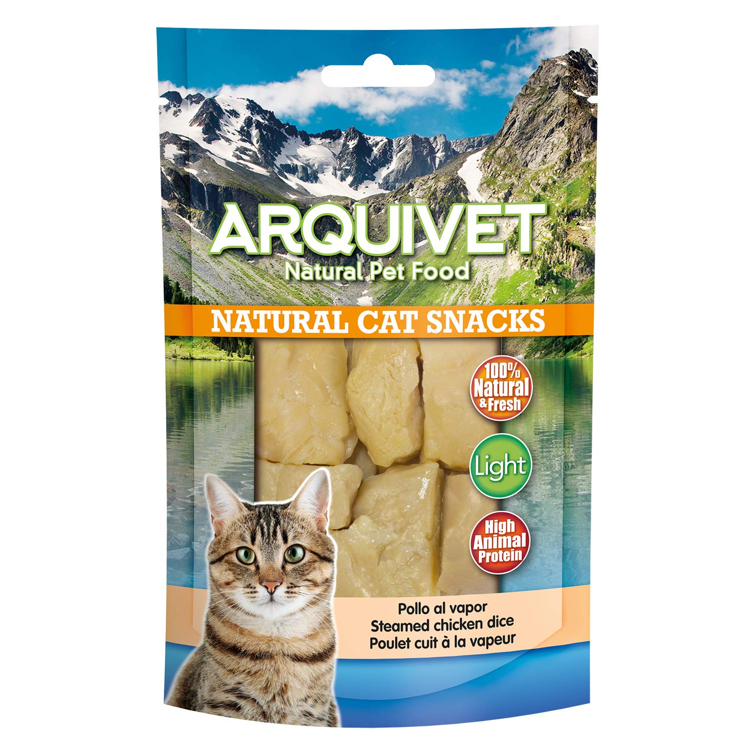 Arquivet, Pollo al vapor, Natural Dog Snacks, Snacks perros, 50 g