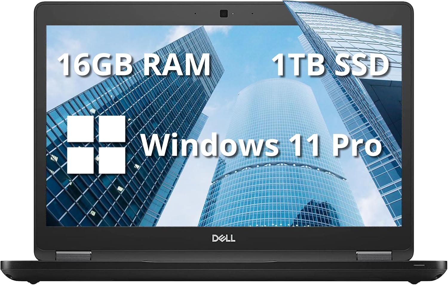 Dell Latitude 5490 14" FHD Business Laptop, Intel i5-8350U Processor, 16GB RAM, 1TB PCIe SSD, ‎Intel UHD Graphics, Backlit Keyboard, HD Webcam, Win 11 Pro, Black(Renewed)