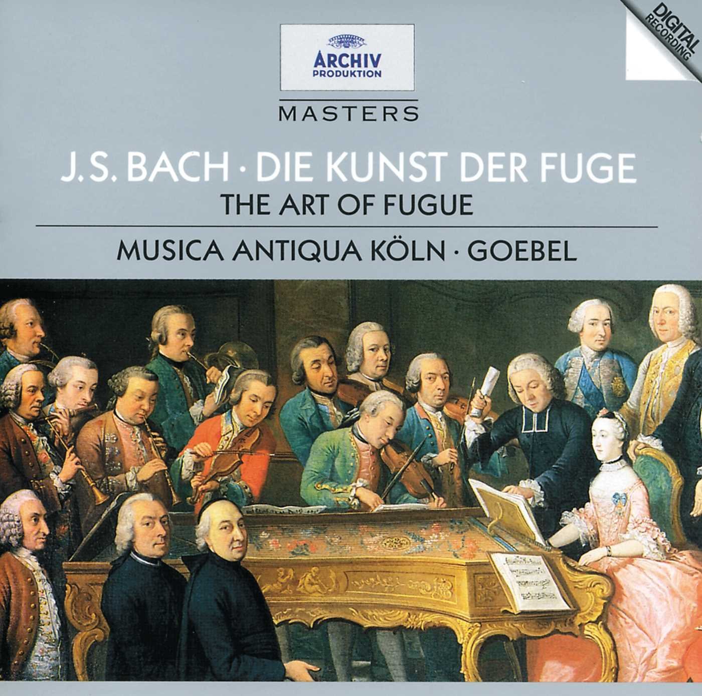Bach,J.S: Die Kunst Der Fuge Bwv1080 [Audio CD] Musica Antiqua Koln; BACH,JOHANN SEBASTIAN and Reinhard Goebel