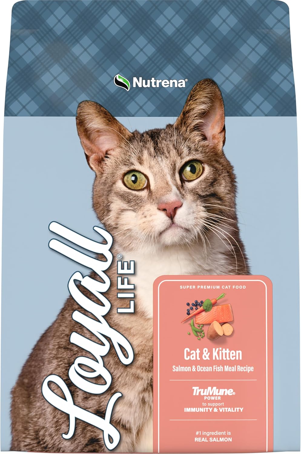 Nutrena Loyall Life Cat & Kitten Food, Salmon & Ocean Fish Meal, 20 lbs