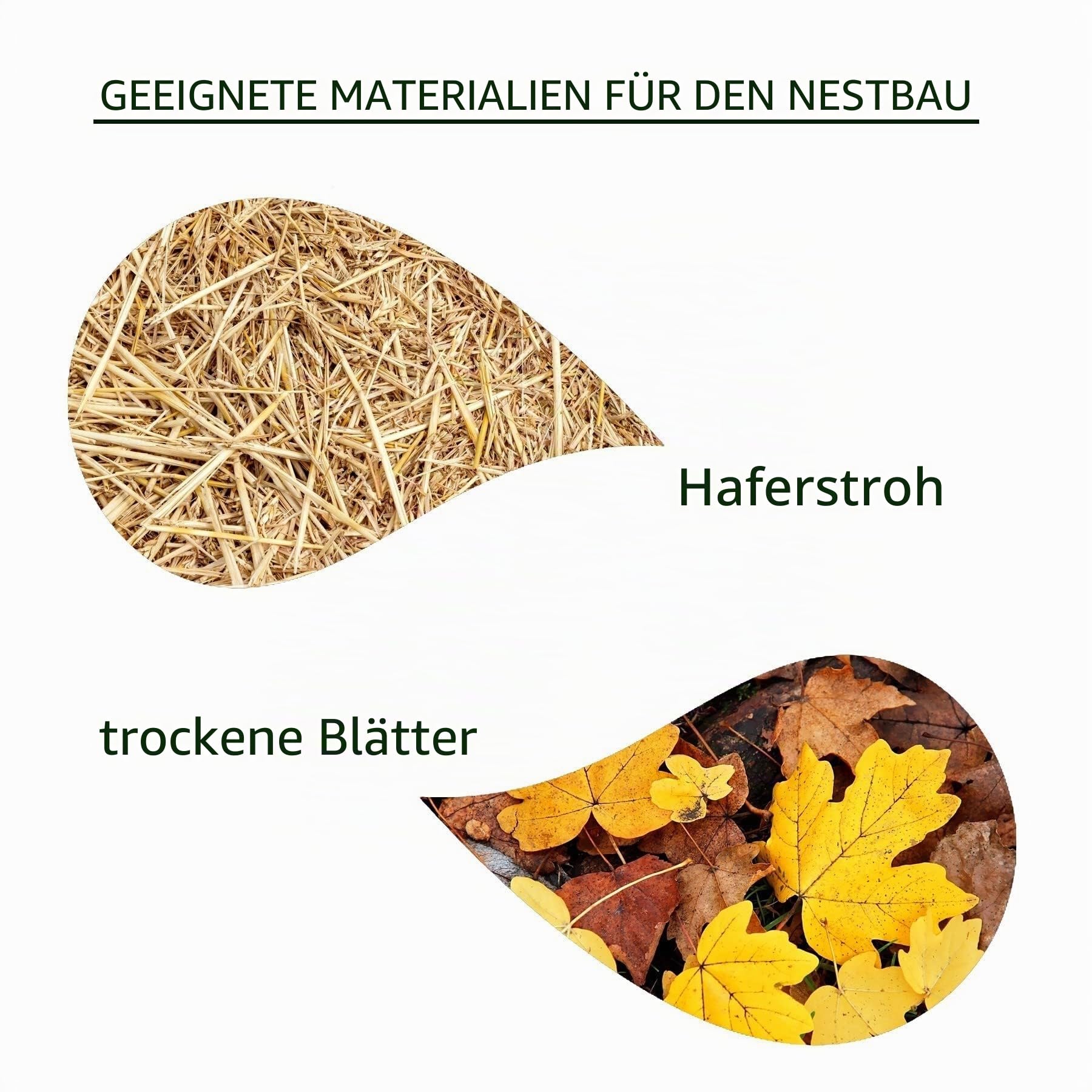 IDEA HOME - Igelhaus mit Boden aus Holz Ganzjähriges Haus Wetterfestes, Perfekt für den Garten, Winterquartier
