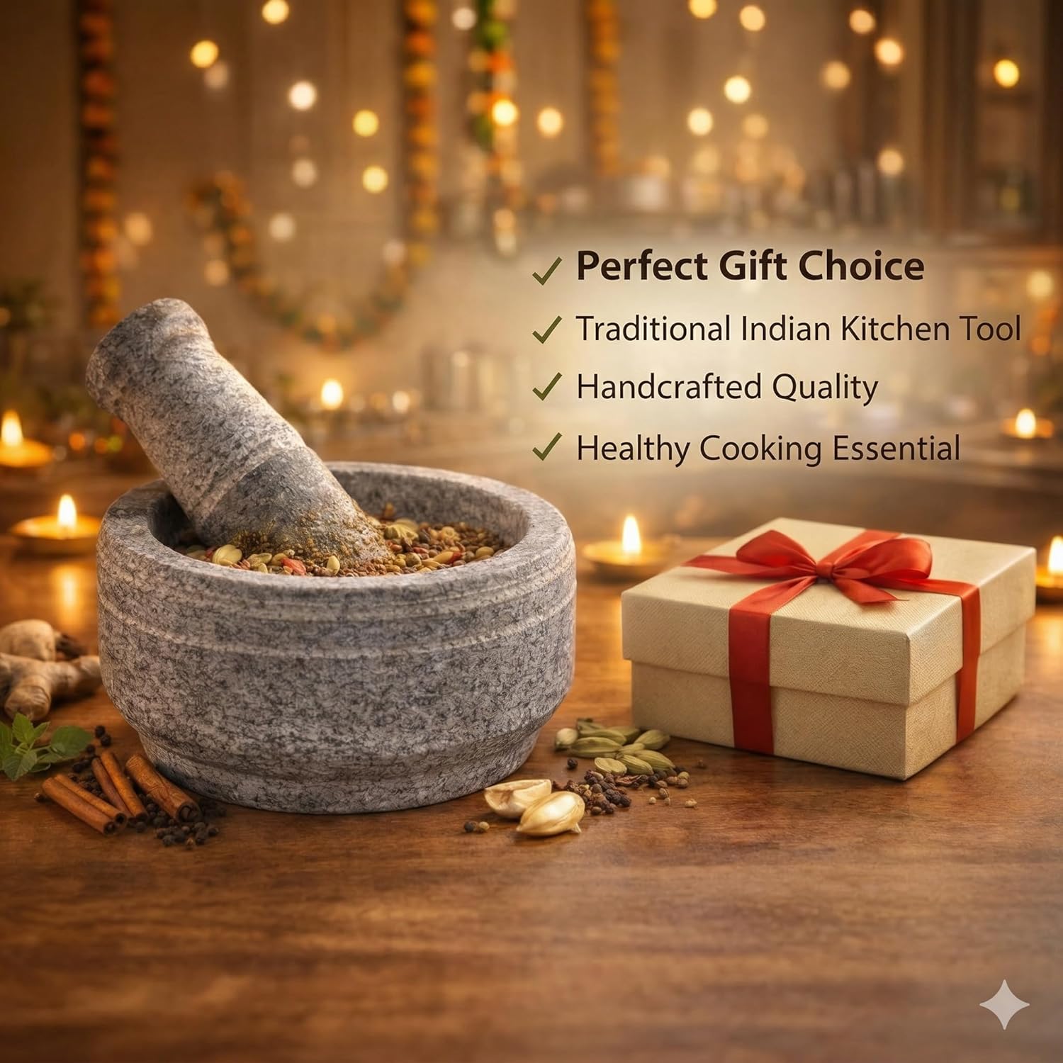 Mortar and Pestle Stone