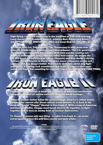 Vista 2 de 2 Movie - Iron Eagle and Iron Eagle 2 DVD Collection Set