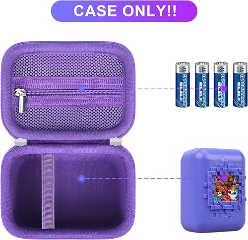 Miniatura 2 de BOVKE Estuche de transporte para mascotas digitales interactivas Bitzee DisneyMagicalsBitzee, soporte de viaje con espacio adicional para baterías,